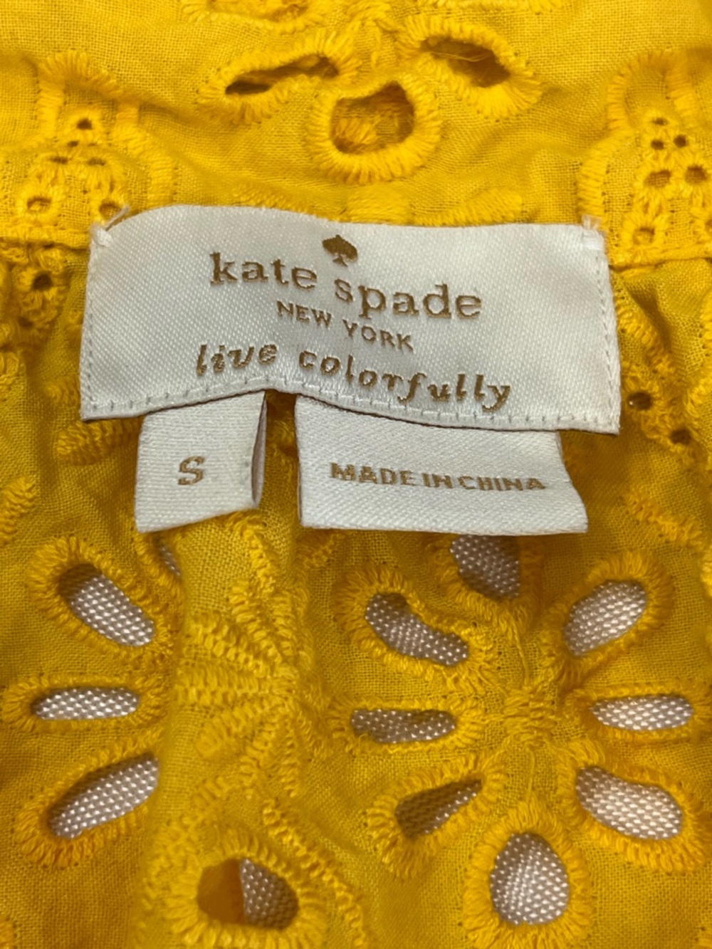 Kate Spade Yellow Top - Picture 5 of 5